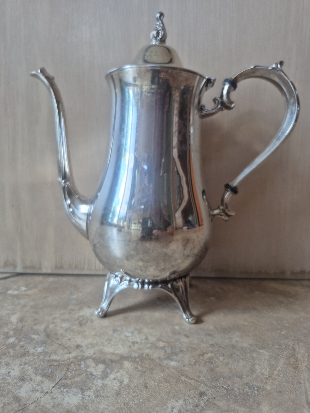 Classic Silverplate Coffee Pot - Polished Silver Finish